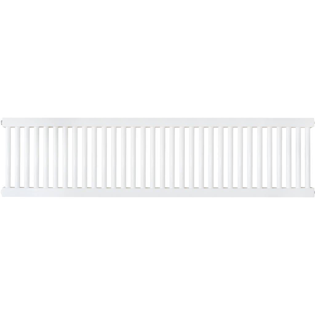 Трубчатый стальной радиатор КЗТО РС 1-500-32 секции 1/2 боковое подключение RAL9010, РС15003212RAL9010