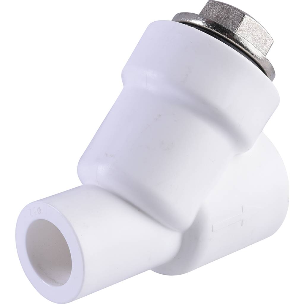 Фильтр Политэк d=32 для полипропиленовых труб под сварку (ВН-НР) (цвет белый), 9100313201