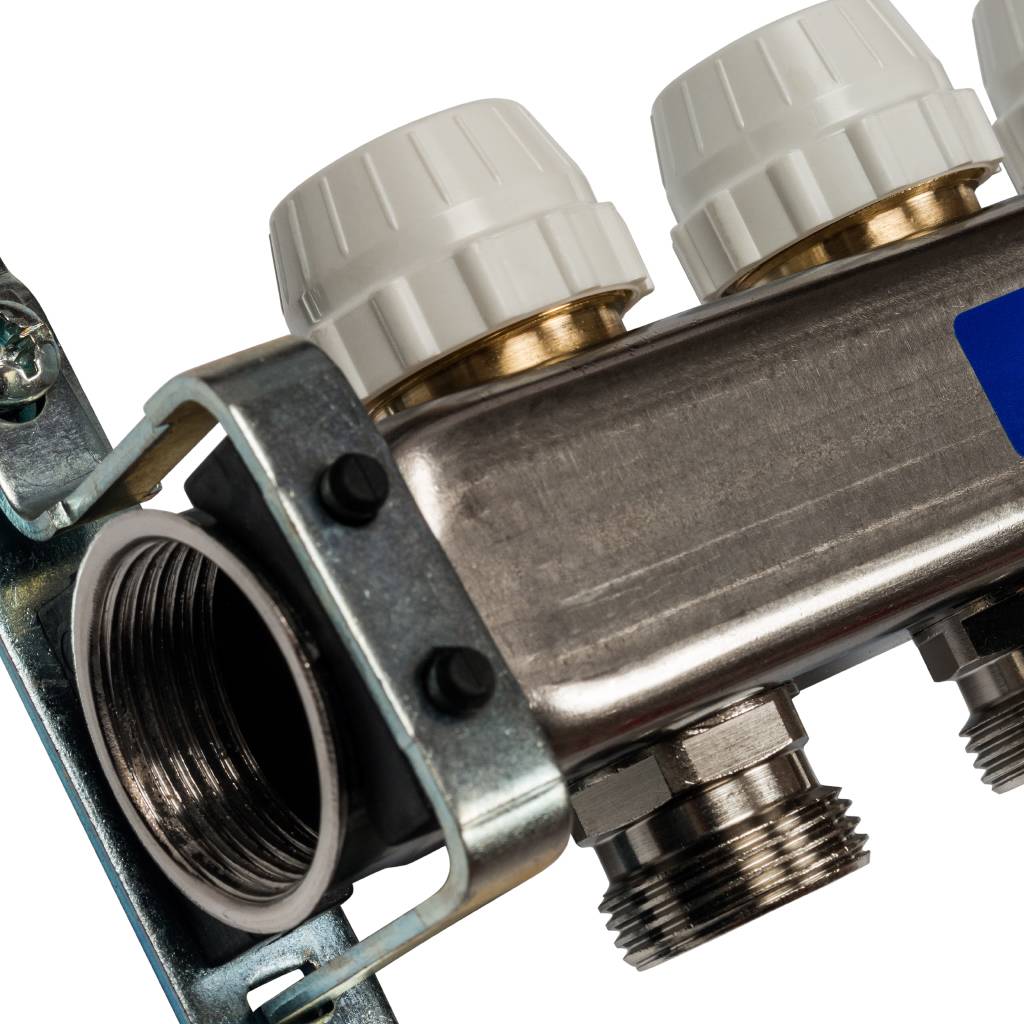 Коллектор из нержавеющей стали с расходомерами STOUT 10 выходов, SMS 0917 000010