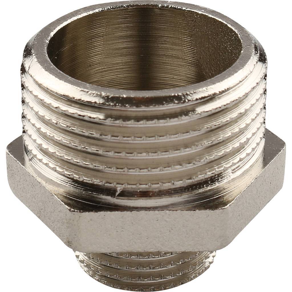 Ниппель HH TIEMME никелированный 1х1/2 для стальных труб резьбовой, 1500205