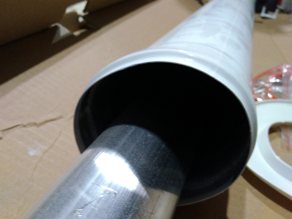 Уцененный товар (нарушена упаковка, вмятины): Комплект традиционного дымохода ROMMER АНТИЛЕД D60/100, L1220 (IMMERGAS)