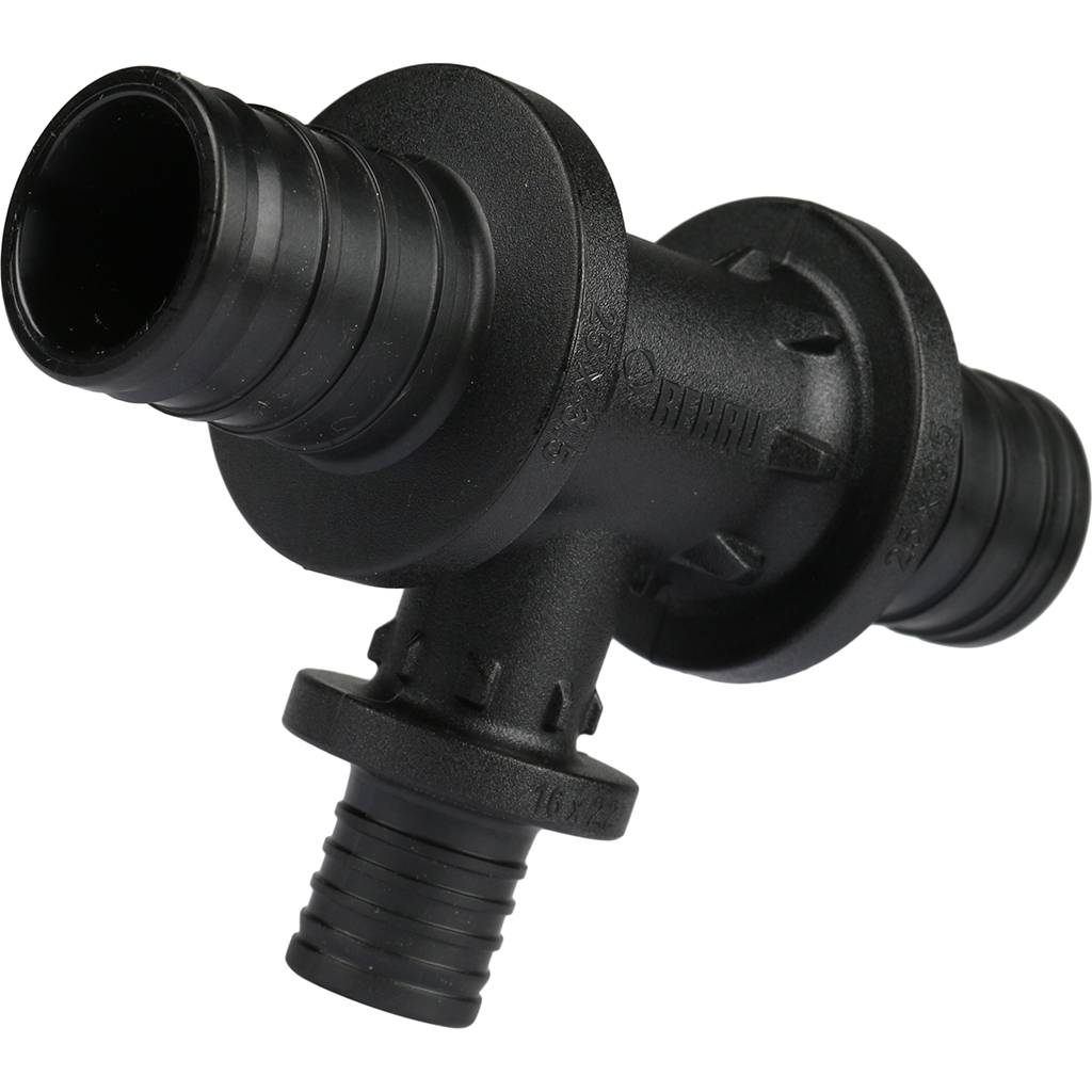 Тройник РЕХАУ RAUTITAN с уменьшенным боковым проходом 25-16-25 PX, 11600621001