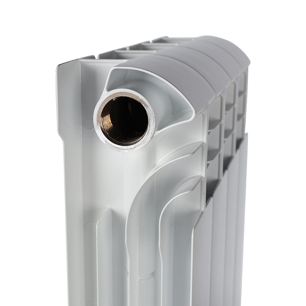 Радиатор биметаллический STOUT VEGA 500 4 секций боковое подключение (белый RAL 9016), SRB-1310-050004