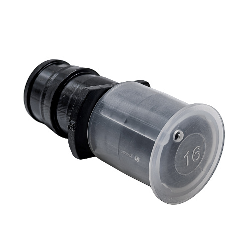 Муфта радиальная PPSU 16, черный,RTP