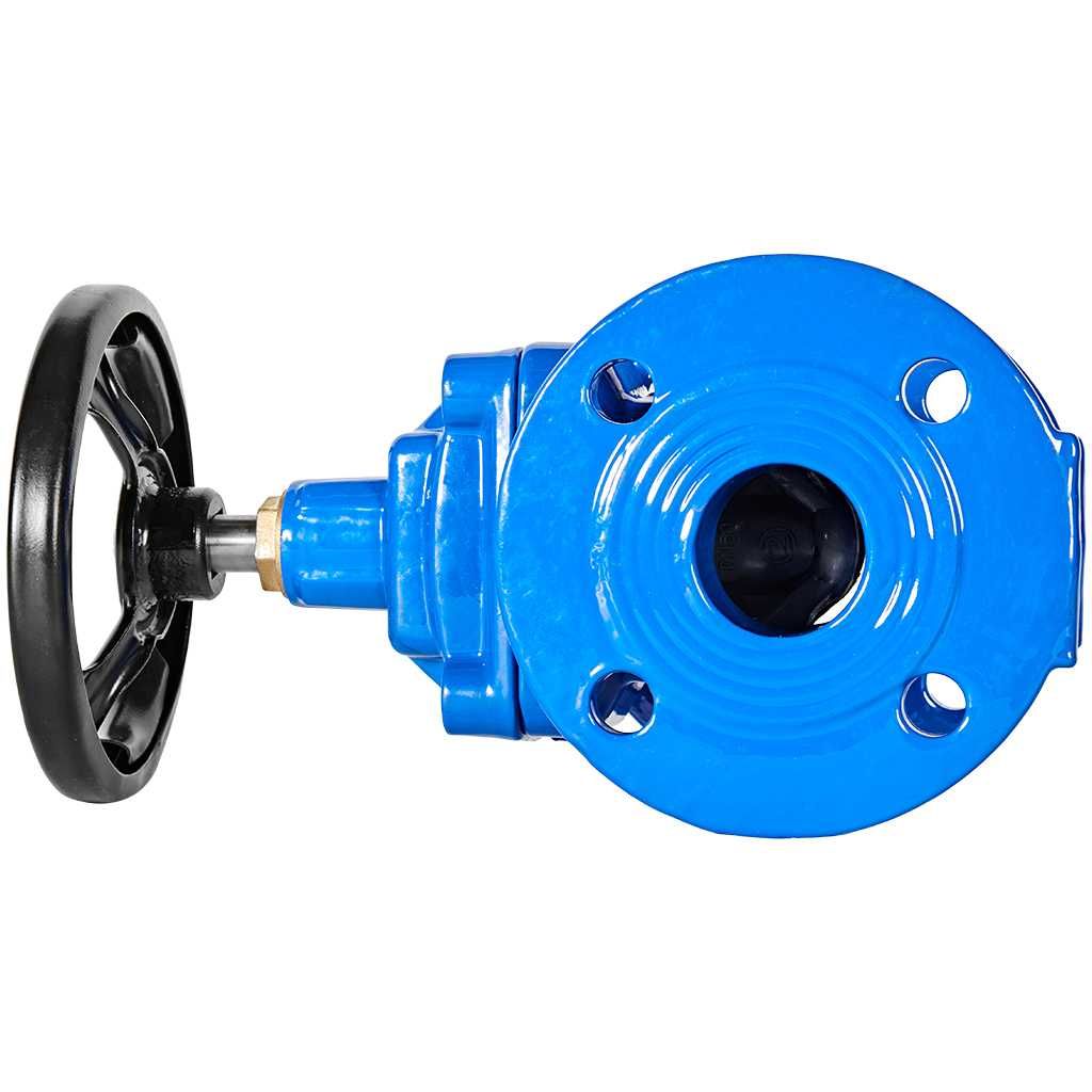 Задвижка с обрезиненным клином фланцевая FAF 6000, Ду 050, Ру 16 со штурвалом, 6000050