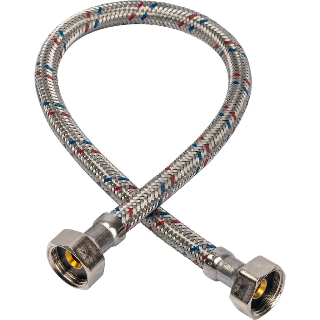 Гибкая подводка для воды STOUT ВР 1/2 х ВР 1/2, длина 500 мм, SHF-0116-081515