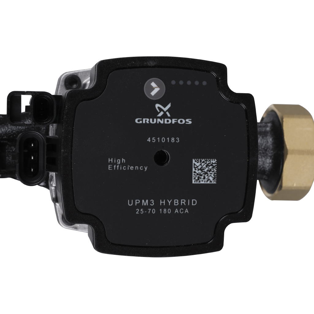 Насосная группа Meibes V-UK 1 с насосом Grundfos UPM3 Hybrid 25-70, без смес., слева, M66813.36