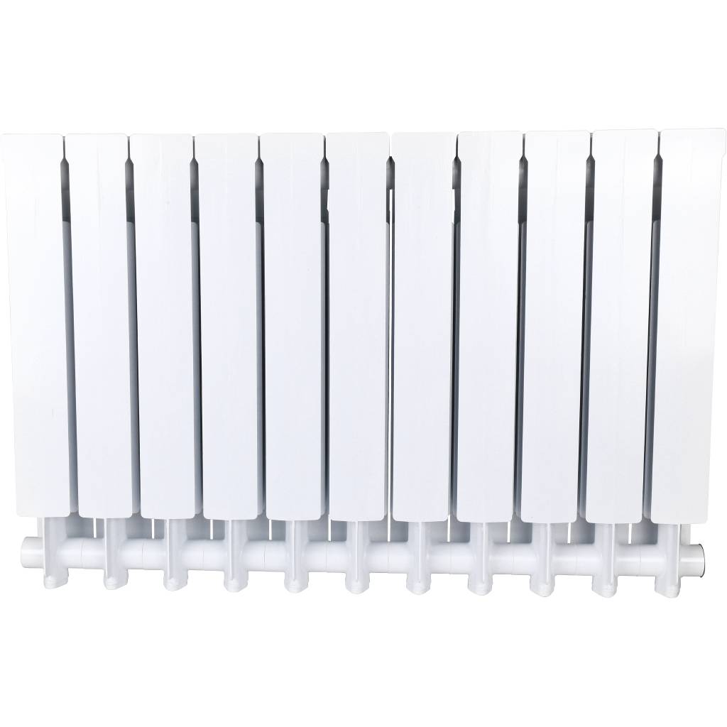 Радиатор алюминиевый Global VOX- R 500 11 секций боковое подключение (белый RAL 9010), VX05001011