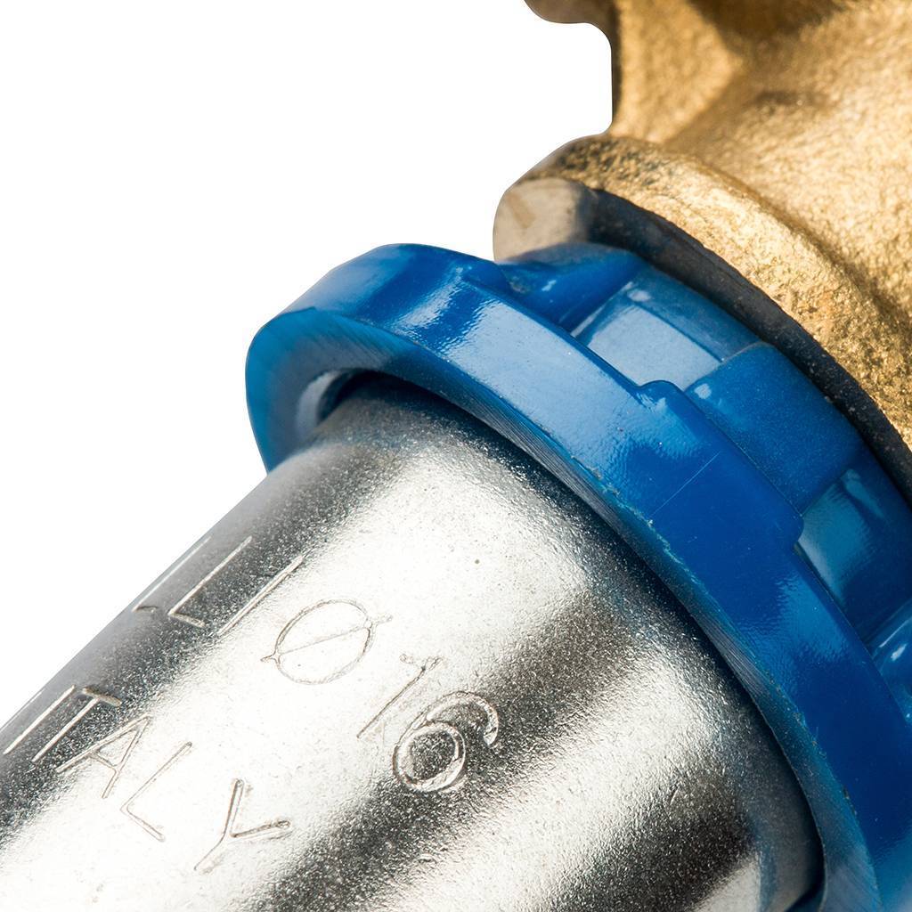 Тройник переходной Prandelli Multyrama 20.2х20.2х16.2 профиль H, TH, U для металлопластиковых труб прессовой, 509.32.44.1