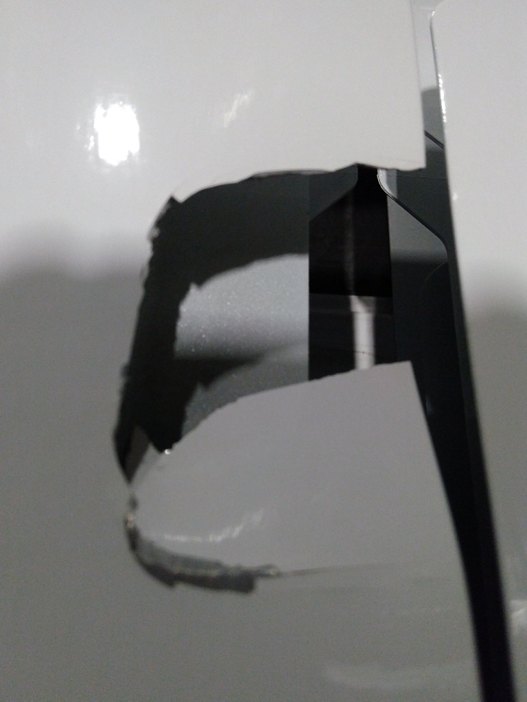 Уцененный товар (скол на ламели): Радиатор алюминиевый ROMMER Profi 350 8 секций (AL350-80-80-080) боковое подключение (RAL9016), RAL-1210-035008