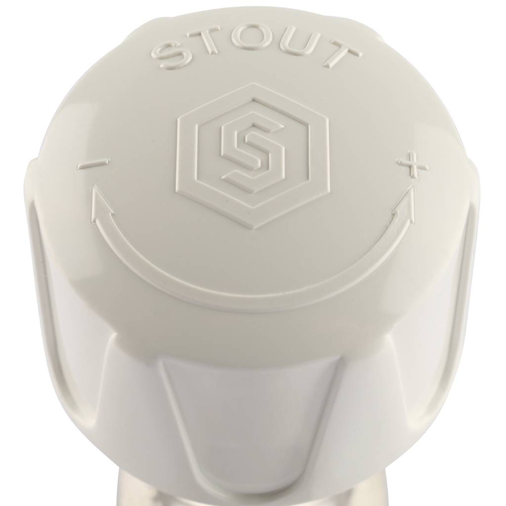 Клапан ручной терморегулирующий STOUT SVR угловой 3/4, SVR-2102-000020