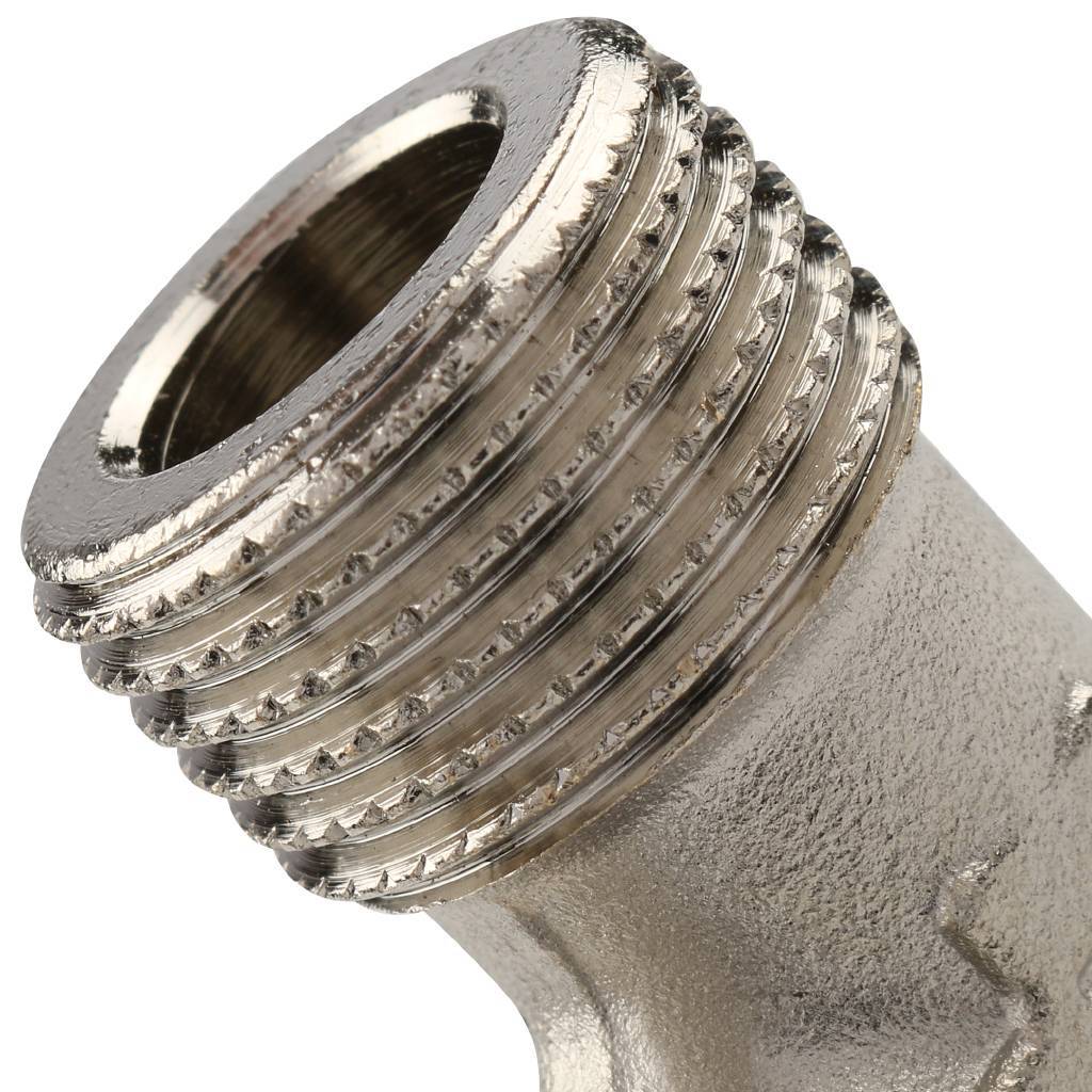 Тройник TIEMME НН никелированный 1/2 для стальных труб резьбовой, 1500233