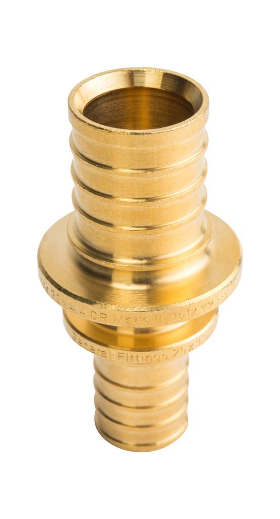 Муфта STOUT соединительная переходная для труб из сшитого полиэтилена (аксиал., 25x20)