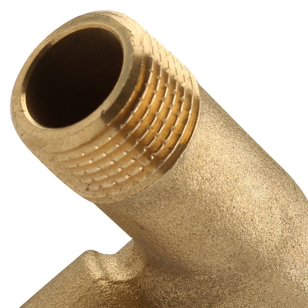 Угольник TIEMME HB 3/8x3/8 для стальных труб резьбовой, 1500173