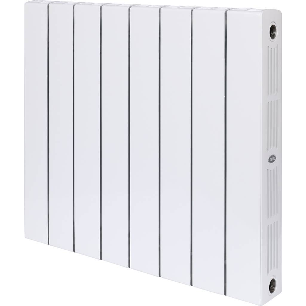 Радиатор биметаллический RIFAR SUPReMO 500 8 секций боковое подключение (белый RAL 9016), 4RS50-8