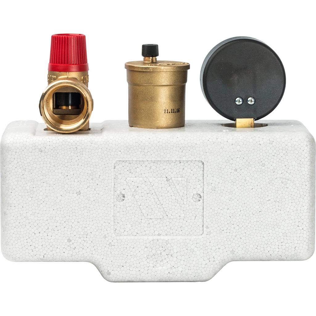 Группа безопасности в теплоизоляции Watts KSG 30/20M-ISO 3 бар (до 100 кВт)