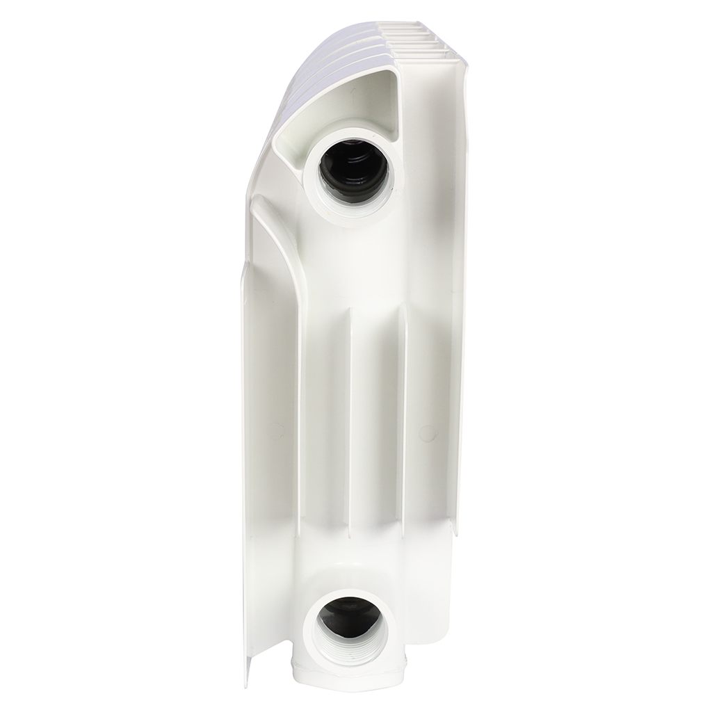 Радиатор алюминиевый Global VOX- R 200 8 секций боковое подключение (белый RAL 9010), VX02001008