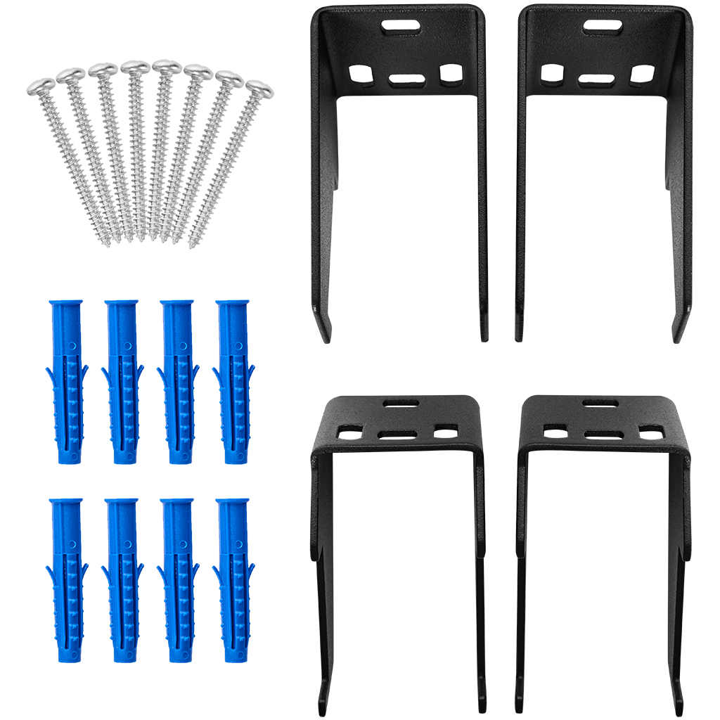 Стальной трубчатый радиатор STOUT TUBE QUADRO 8 секций нижнее правое подключение QV40-1750-8 R RAL1T103S9005 (черный матовый муар), STQV4017508RRAL1T103S9005