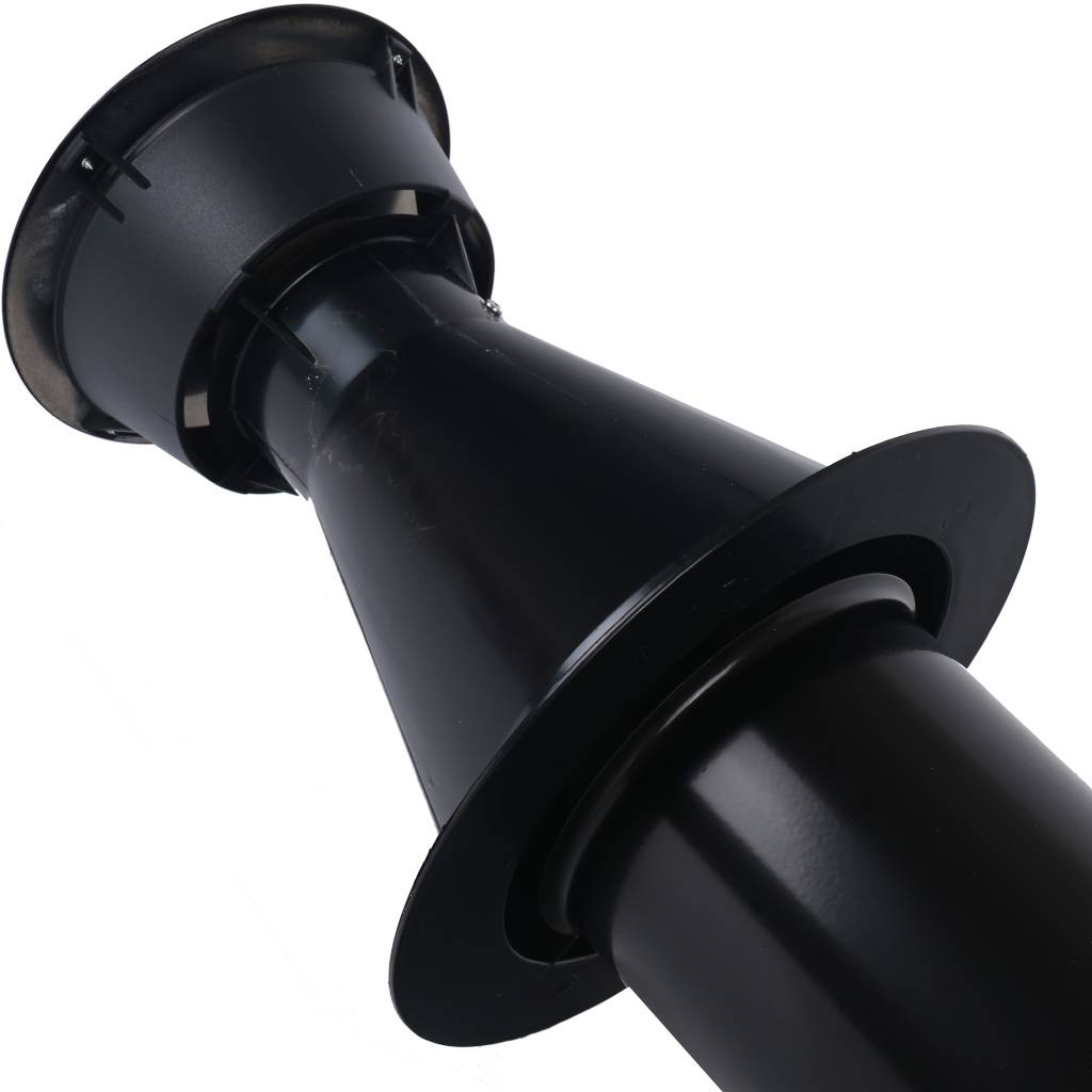 Вертикальный наконечник Baxi для коаксиальной трубы полипропиленовый, диам. 80/125 мм, HT, KHG71409351-