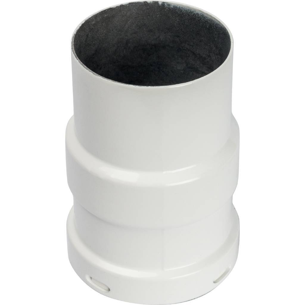 Элемент дымохода вертикальный STOUT D80 п/м с патрубком для отвода конденсата, SCA-0080-020137