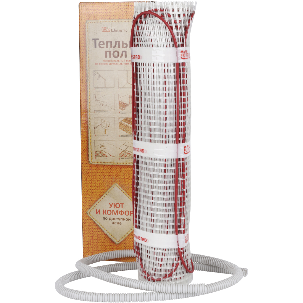 Мат нагревательный Warmstad WSM 580 Вт/3,85 кв.м, 100035657400