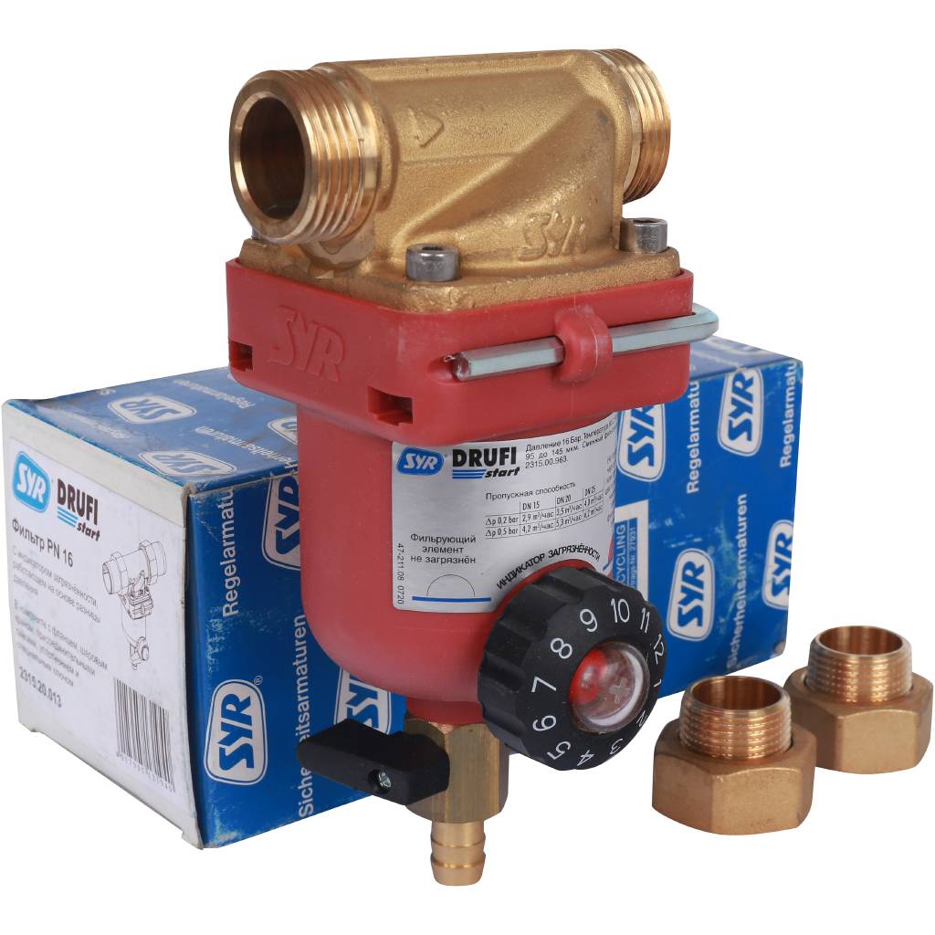 Фильтр SYR DRUFI Start Hot DN 20, 2315.25.013 (2315.20.013)