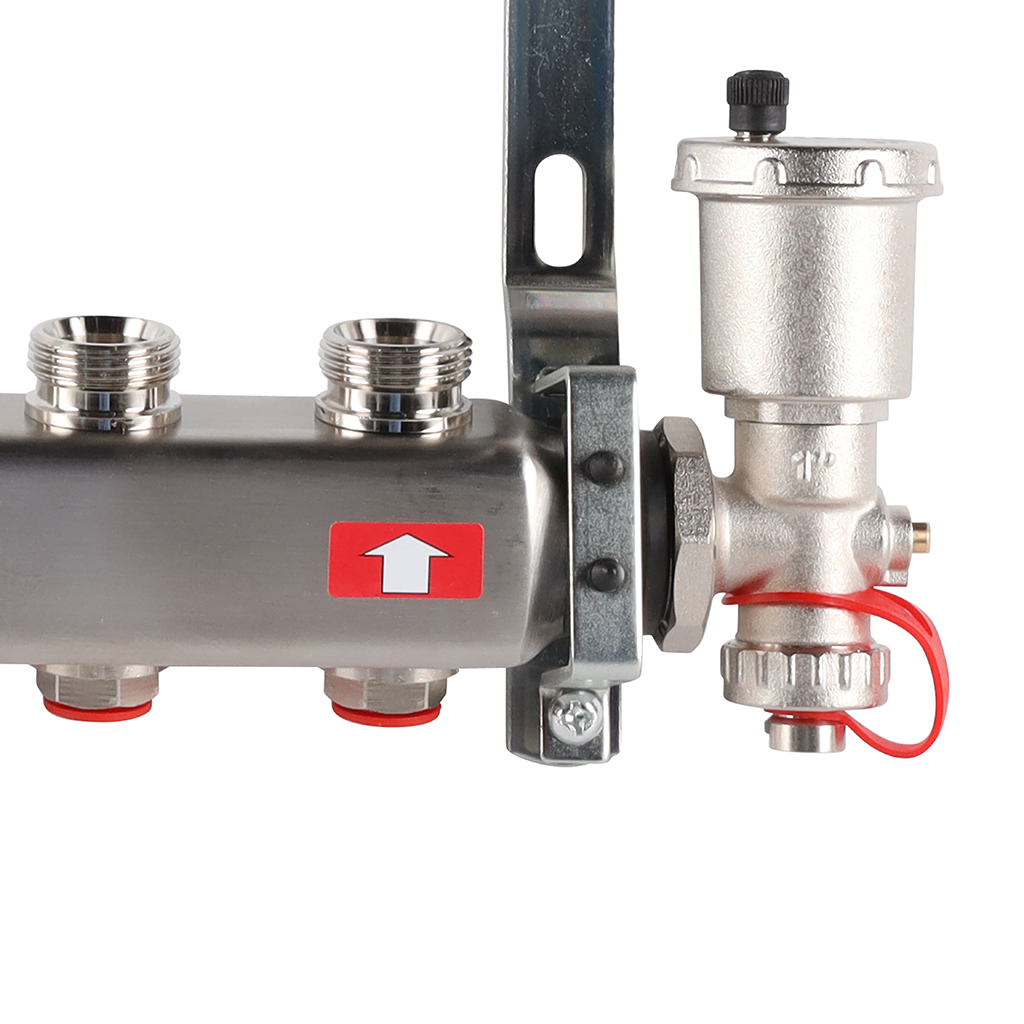 Коллектор из нержавеющей стали в сборе без расходомеров ROMMER 5 выходов, RMS-3210-000005