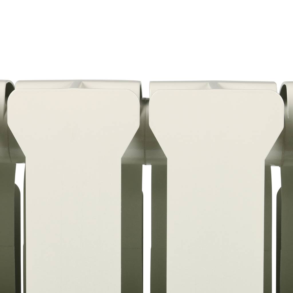 Распродажа: Радиатор алюминиевый STOUT Bravo 500 4 секции боковое подключение RAL9010, SRA-0110-050004