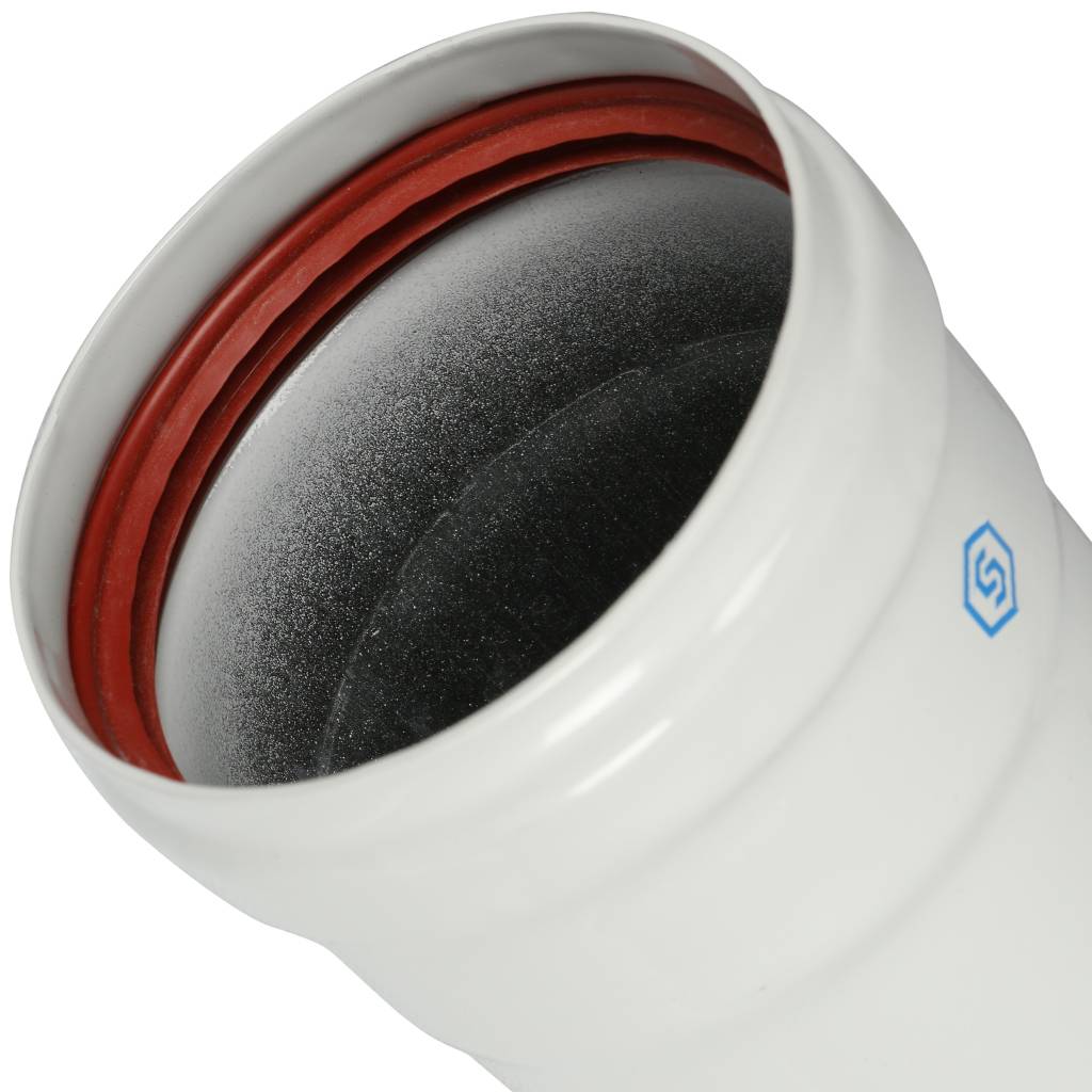 Элемент дымохода STOUT DN80 труба 2000 мм п/м, SCA-0080-002000