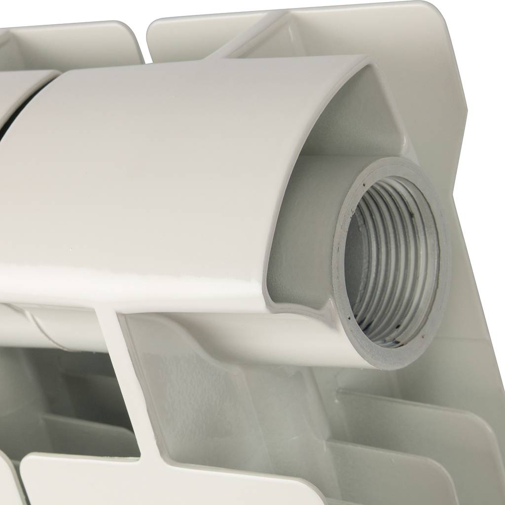 Радиатор биметаллический Global STYLE EXTRA 350 6 секций боковое подключение (белый RAL 9010), STE03501006