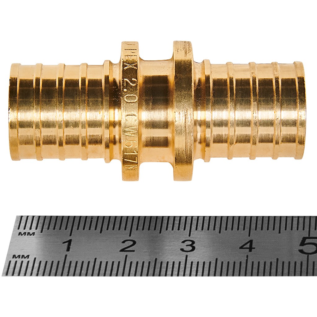 Муфта соединительная равнопроходная ROMMER 20х2,0 для труб из сшитого полиэтилена аксиальный, RFA-0003-002002