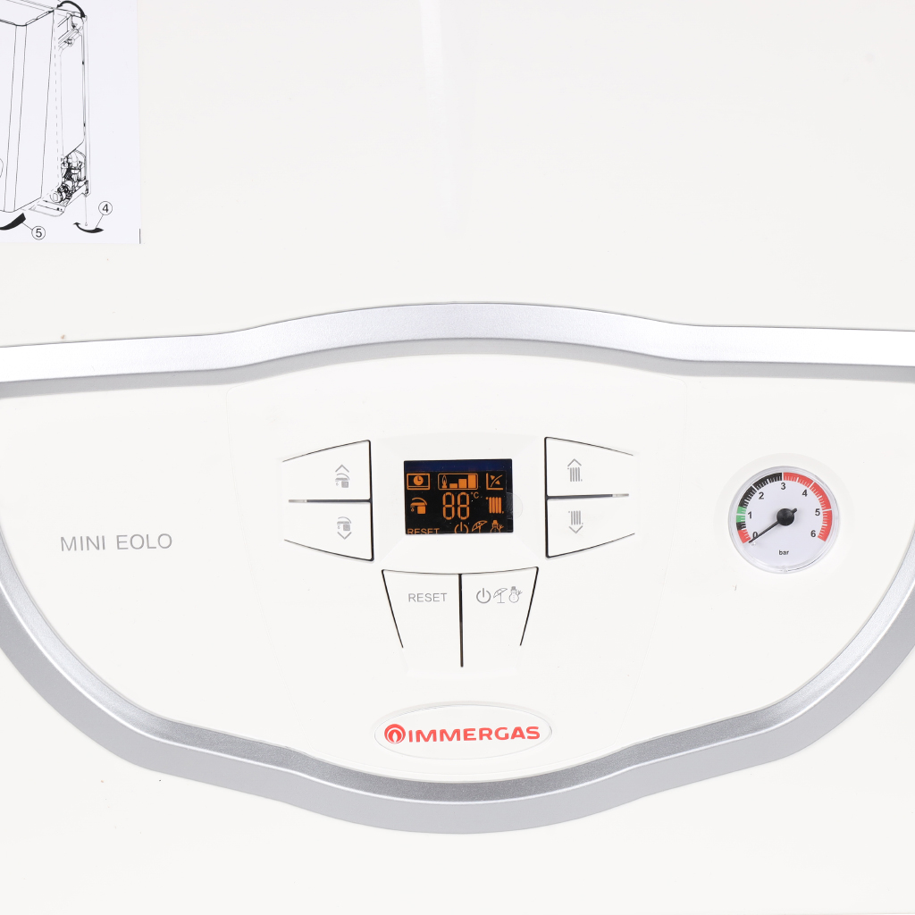 Котел газовый настенный/двухконтурный/турбированный Immergas Mini Eolo 24 3 E, 3.020853