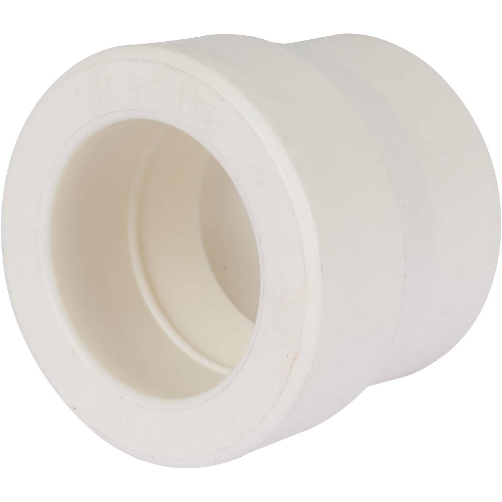 Муфта переходная Kalde 75x50 для полипропиленовых труб под сварку (цвет белый)