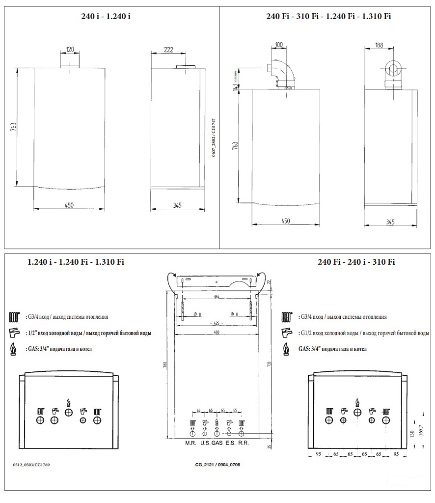 Котел газовый Baxi LUNA 3 comfort 1.240 Fi настенный/ одноконтурный/ турбированный с датчиком