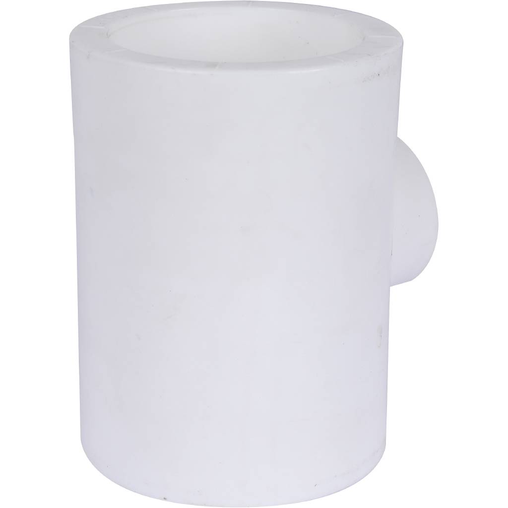 Тройник переходной Политэк 63х32х63 для полипропиленовых труб под сварку (цвет белый), 9300633263