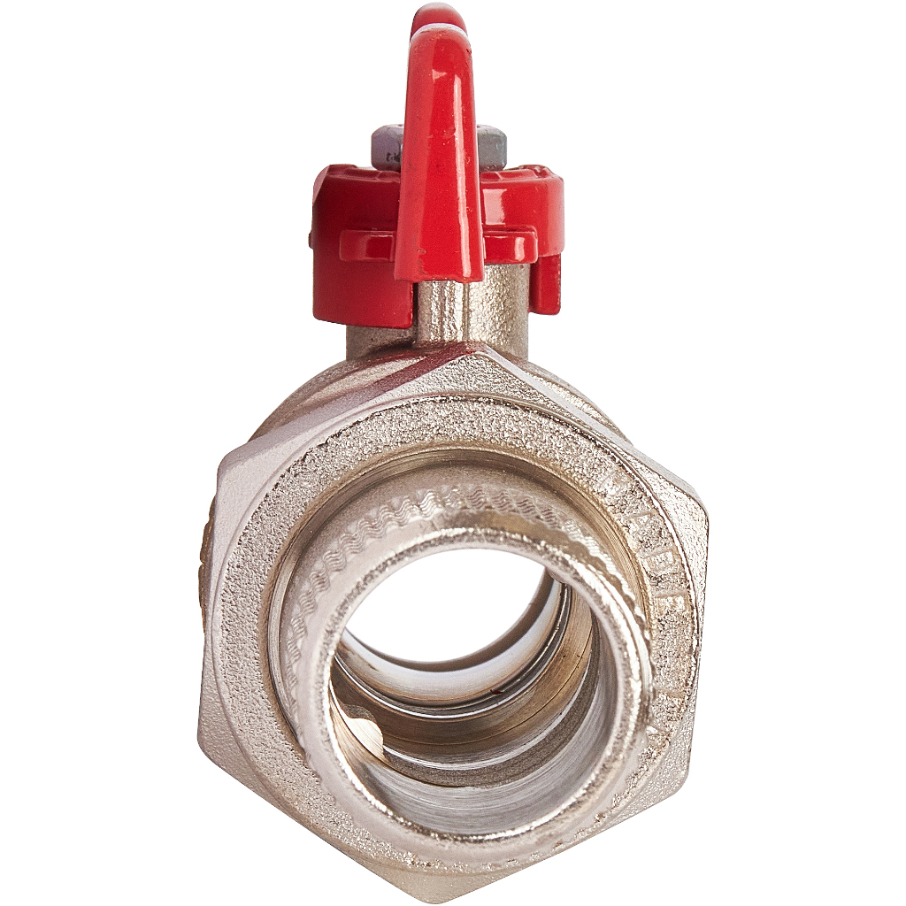 Кран шаровой полнопроходной STOUT с американкой , ВР/НР, ручка бабочка 3/4 (EPDM)
