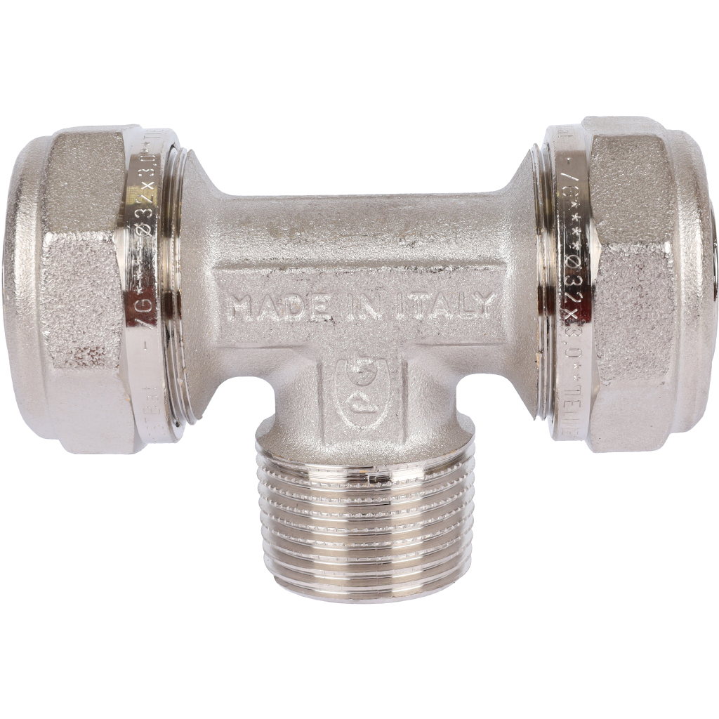 Тройник TIEMME с наружной резьбой (32х3.0х1), 1600085