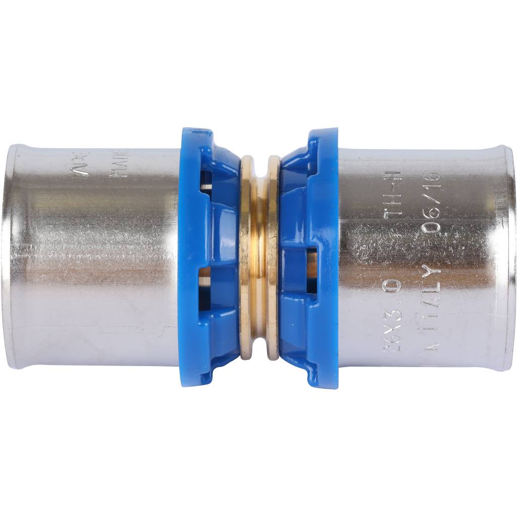 Муфта APE соединительная равнопроходная 26х26 для металлопластиковых труб прессовой, ARL1200330