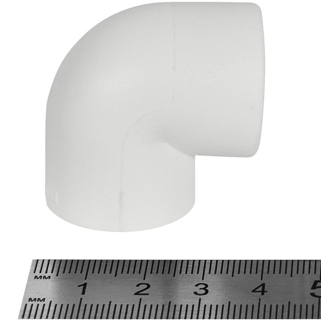 Угольник Pro Aqua d= 20 PP-R 90 градусов Белый