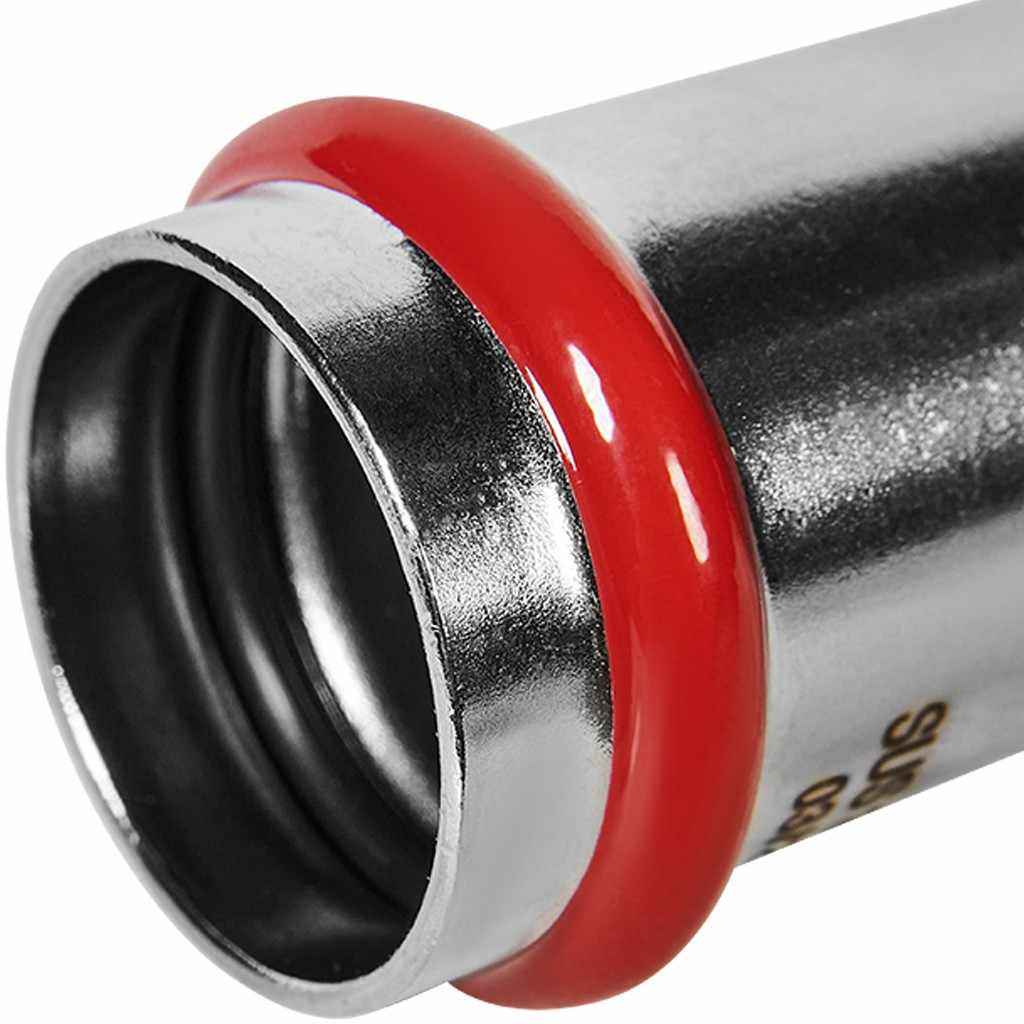 Муфта ROMMER надвижная ВПр, 28, из нержавеющей стали прессовой, RSS-1019-000028