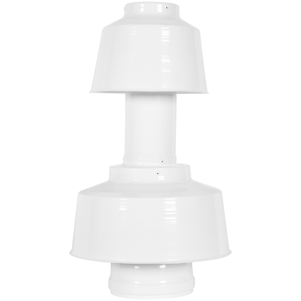 Оголовок ROMMER с ветрозащитой вертикальный конденсационный O80/125, RCA-8012-000001