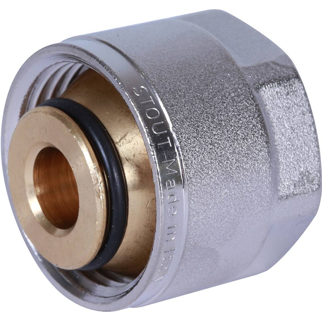 Фитинг компрессионный STOUT евроконус евроконус для труб PEX-AL-PEX 20х2,9х3/4, SFC-0026-202934