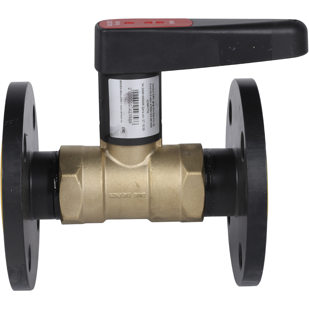 Клапан балансировочный БРОЕН Venturi DRV DN 040 PN 16 ручной фланцевый, 56258