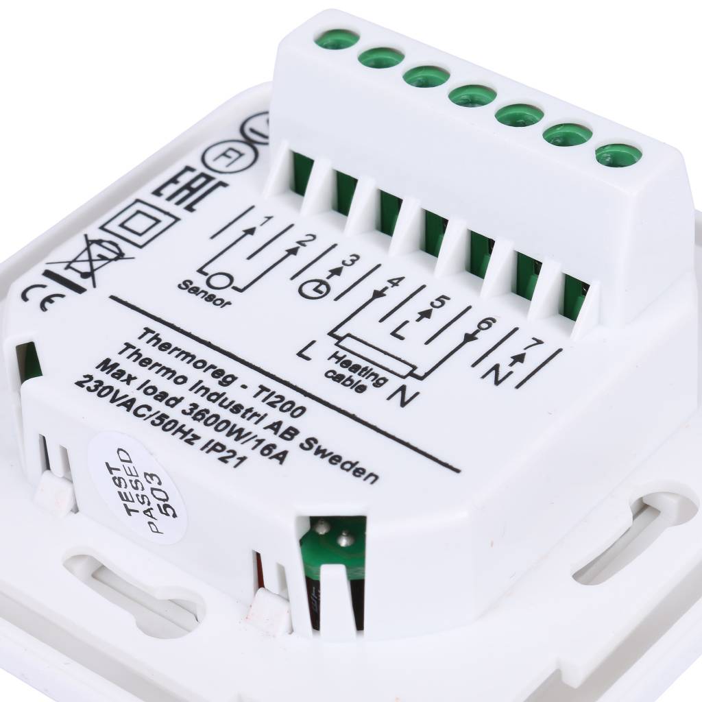 Терморегулятор THERMO Thermoreg от +5 до +40 16А, TI-200