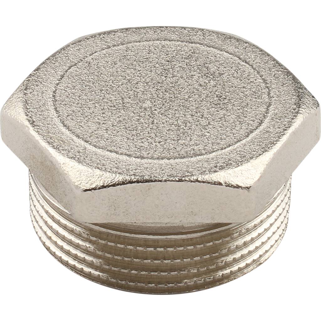 Заглушка TIEMME НР никелированная 1 1/4 для стальных труб резьбовой, 1500488