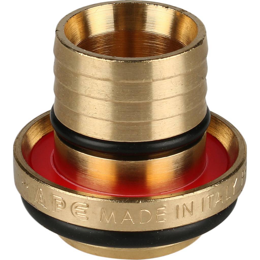 Переходник STOUT с наружной резьбой 1 х26 для металлопластиковых труб винтовой, SFS-0001-000126