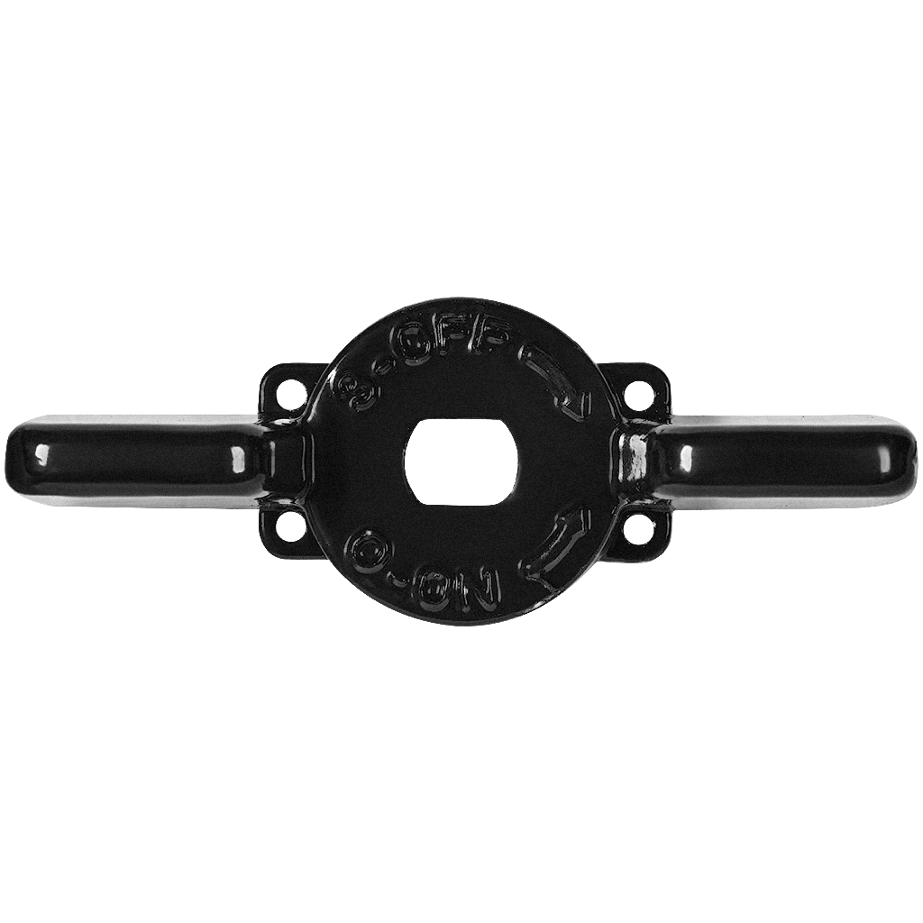 Ручка-бабочка STOUT для шарового крана STOUT 1 - 1 1/4  (Чёрная)