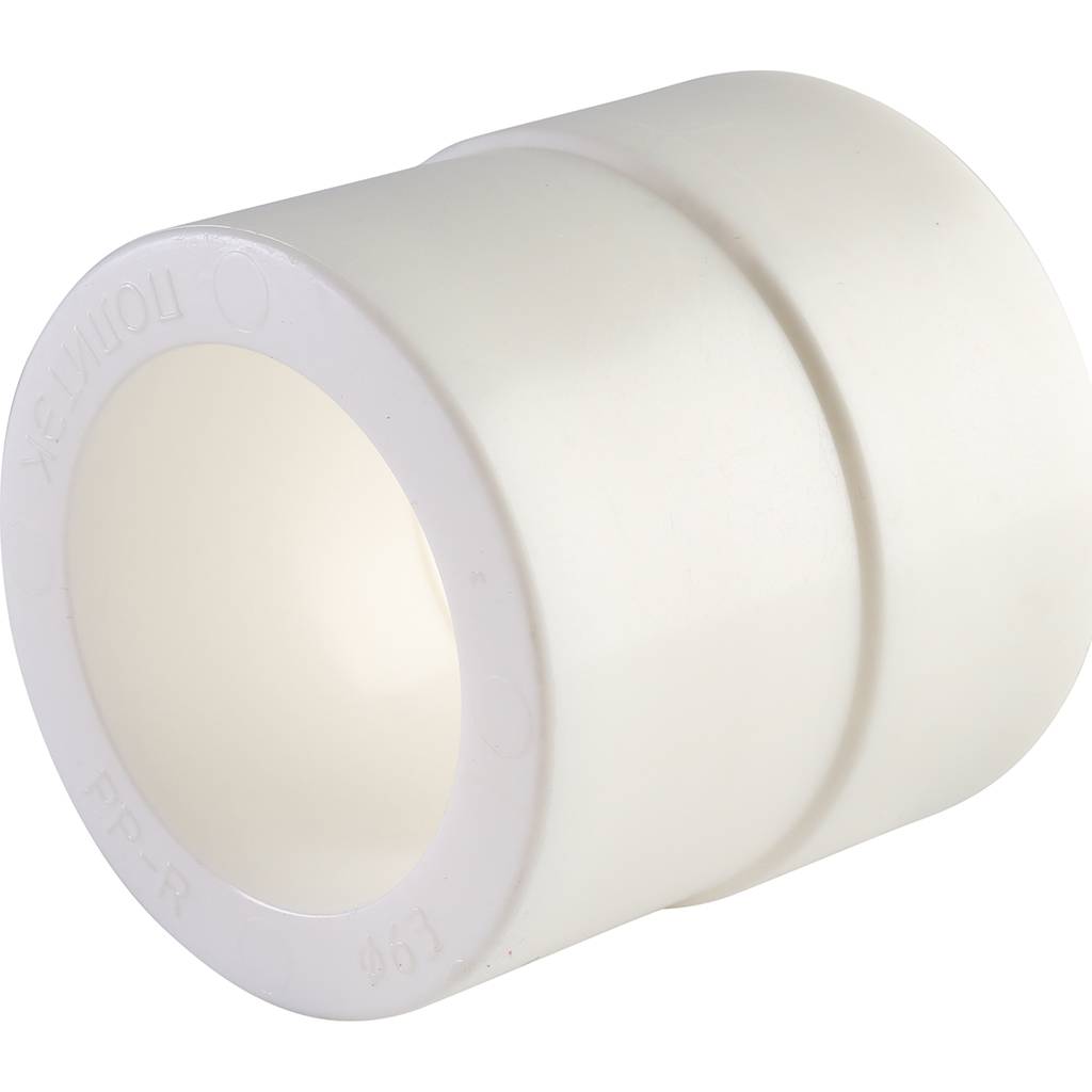 Муфта переходная внутр./наруж. Политэк 63х50 для полипропиленовых труб под сварку (цвет белый), 9200006350