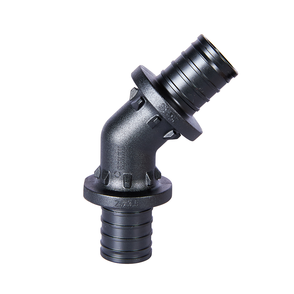 Угольник РЕХАУ RAUTITAN 45°, 25 PX для труб из сшитого полиэтилена аксиальный