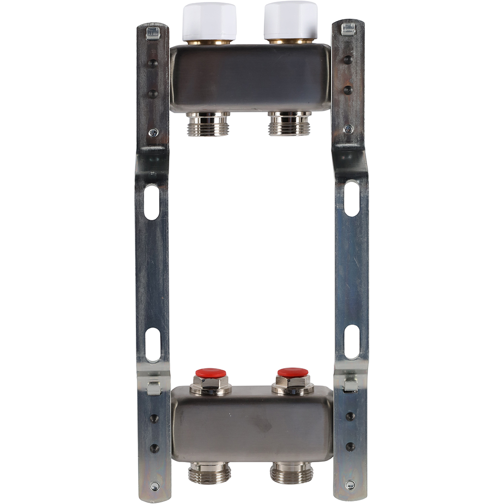 Коллектор из нержавеющей стали без расходомеров ROMMER 2 выхода, RMS-3200-000002